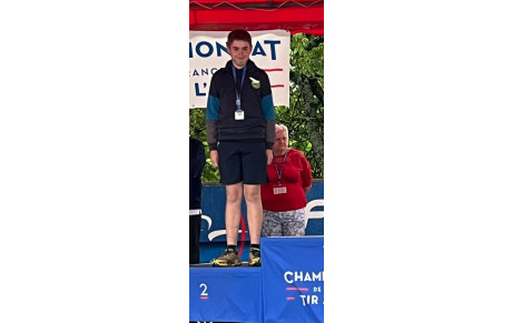 Arthur Ranou Vice Champion de France 3D 2024