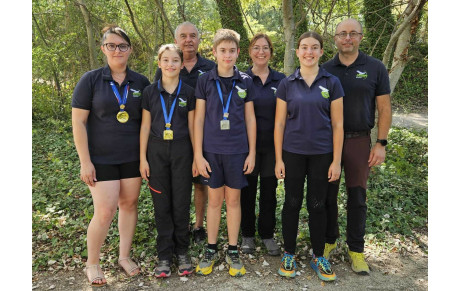 Photo des participantes et participants au Chpt de France 3D 2024
